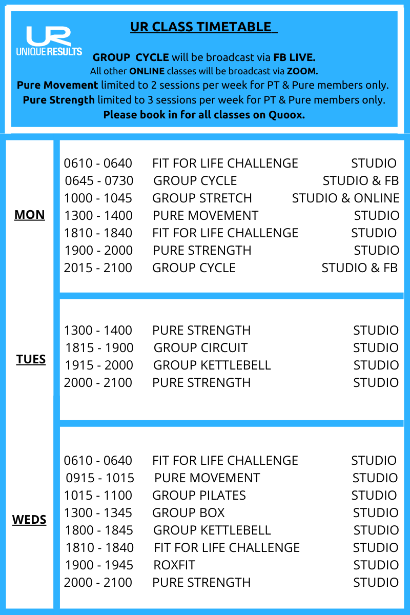 UR 2025 TIMETABLE (PG1)